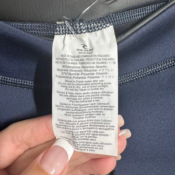 Rip Curl Wet Suite Women 8 Blue G-Bomb SUB 1mm SUP Neoprene Trousers Surf Sport - Picture 8 of 12